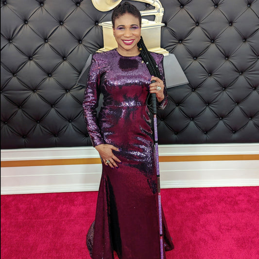 Grammys Purple Dress